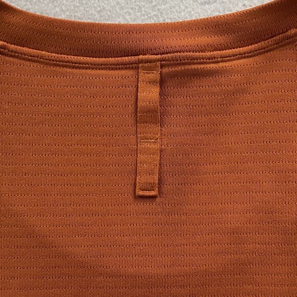 Lululemon Men RINS Solid Orange License To Train Relaxed Short Sleeve Shirt L - Picture 7 of 8